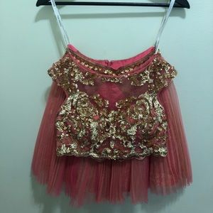 Sherri Hill two piece dress